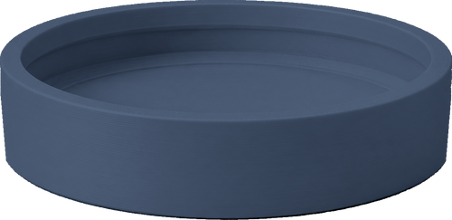 Bodemplaat — Matte Dark Blue