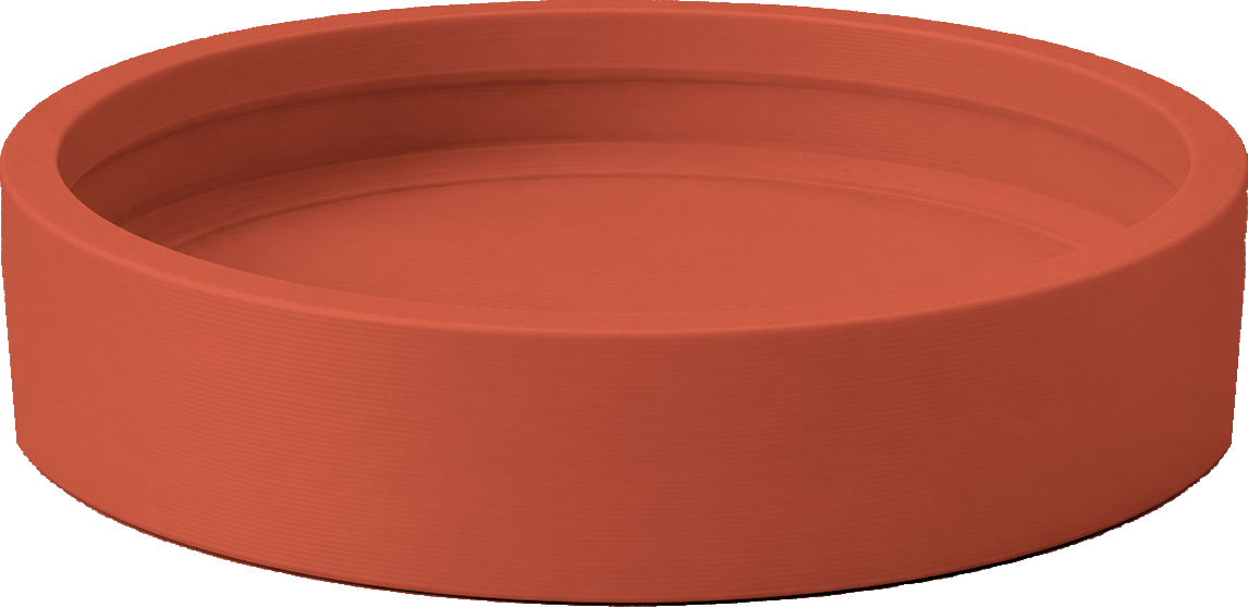 Bodemplaat — Matte Terracotta